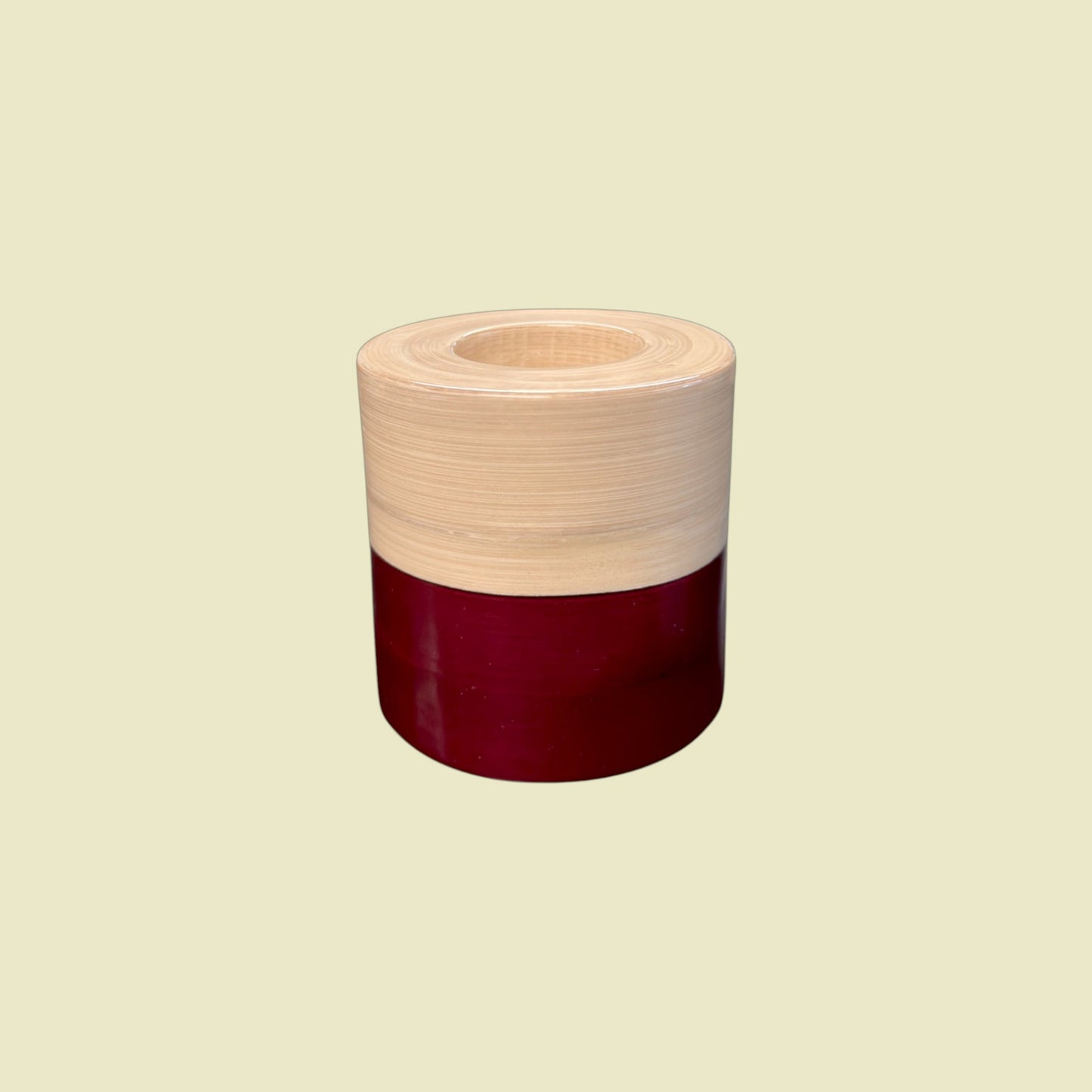 Bambus-Teelichthalter 8cm