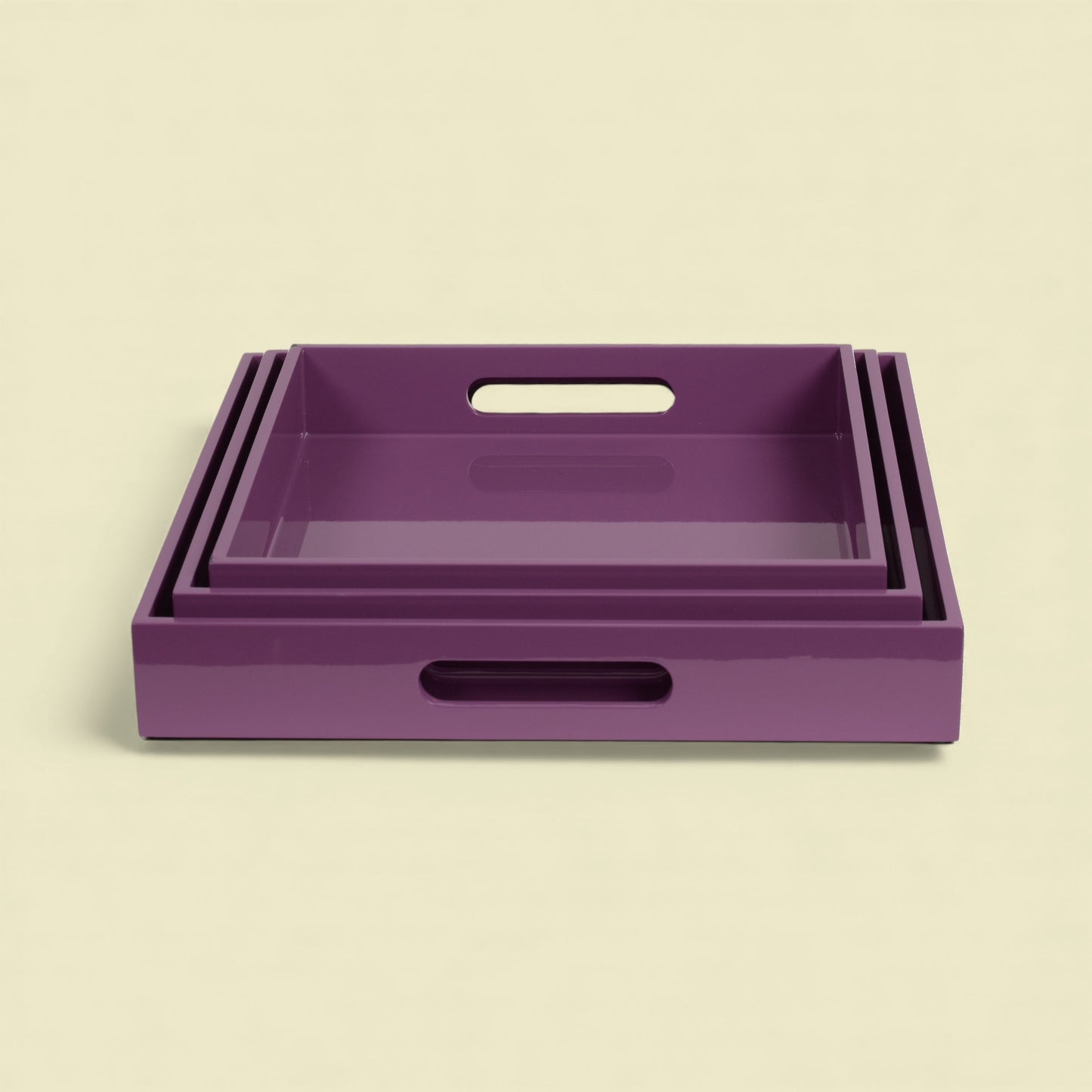 Lacquer-Tablett 3er-Set