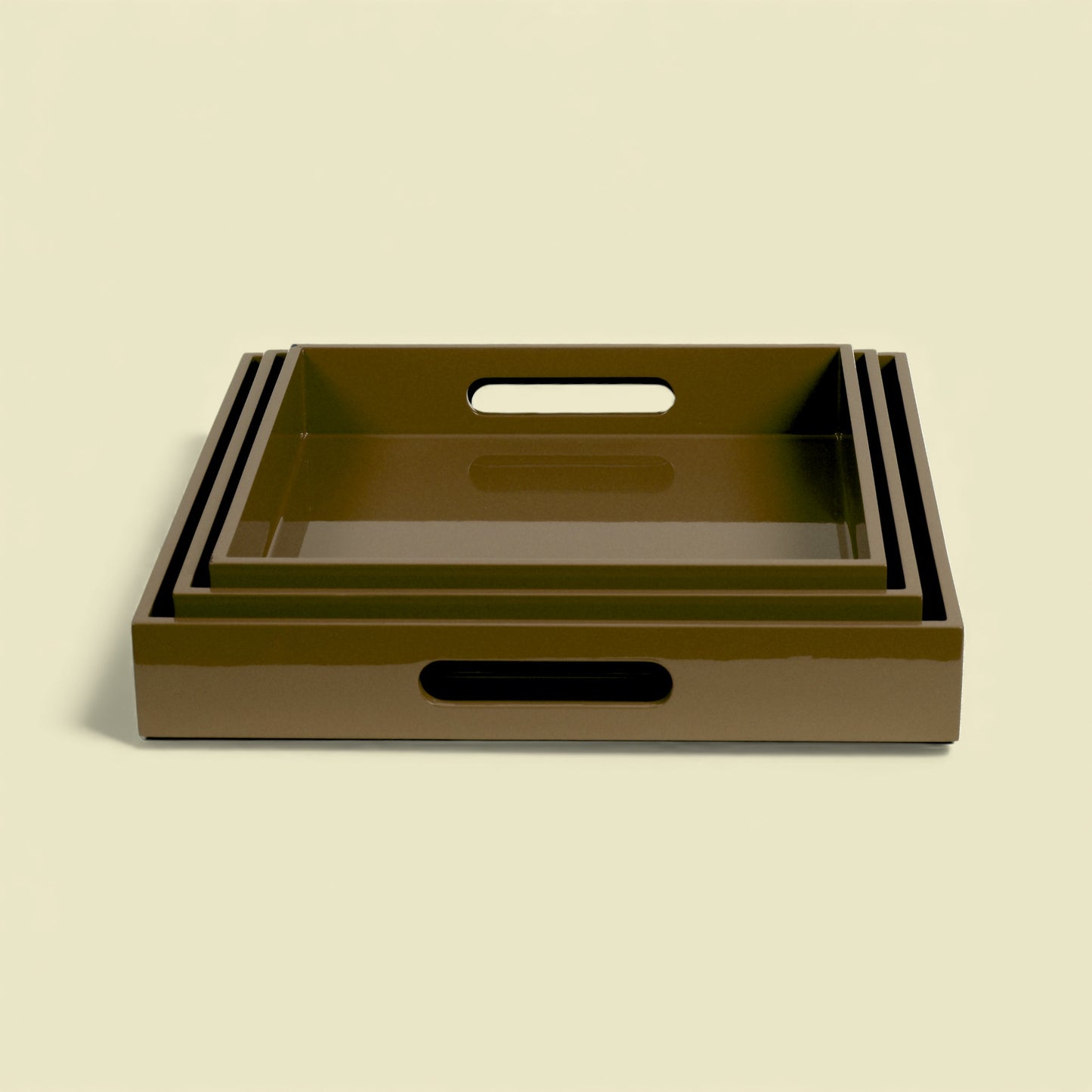 Lacquer-Tablett 3er-Set